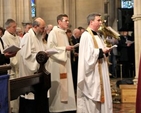 Members of the clergy from Dublin and Glendalough at the service of consecration of Bishop Pat Storey in Christ Church Cathedral on Saturday November 30. 