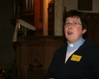 The Revd Sandra Hales, Rector of Celbridge, Straffan and Newcastle-Lyons at the launch of the JAM club in Straffan Church.