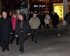 Participants in Dun Laoghaire’s ecumenical Walk of Light make their way into St Michael’s Church. The walk was held to mark the Week of Prayer for Christian Unity and involved the local Church of Ireland, Methodist, Roman Catholic and Presbyterian communities. 