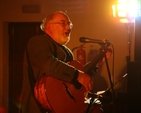 The Revd Declan Smith, Rector of Donoughmore, Donard and Dunlavin on stage at a concert in St Matthias Parish, Killiney in aid of a school and agricultural projects in Shyogwe, Rwanda.