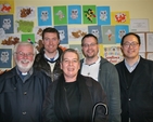 Pictured at the ecumenical Advent Walk of Light were the Revd Canon Neil McEndoo, Rector of Rathmines with Harold's Cross; Philip McKinley; Uta Raab, Dublin Council of Churches; Daniel Friedmann and K Hun Mok of the Dublin Korean Church. 