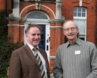 Irish Time religious affairs correspondent Patsy McGarry with Charles Jury of Affirming Catholicism at the conference in the Theological Institute.