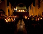 Candlelit carol service at Zion Church in Rathgar.