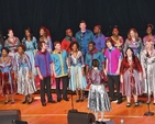 The Discovery Gospel Choir performing at the National Concert Hall as support for the Blind Boys of Alabama.