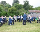 The Stedfast Band of the Boys' Brigade entertain the pilgrims of the joint Roman Catholic-Church of Ireland pilgrimage in Enniskerry, Co Wicklow. Parishioners of the local parishes were led by the two Archbishops of Dublin, the Most Revd Diarmuid Martin (Roman Catholic) and the Most Revd Dr John Neill (Church of Ireland) on a pilgrimage of various Christian sites in the area.