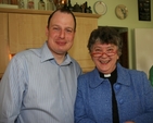 Pictured are the Rector of Drumcondra and North Strand, the Revd Roy Byrne and his Curate, the Revd Aisling Shine at a Coffee Morning for Haiti held in Drumcondra Rectory. 