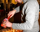 Candles are lit for the Dublin Council of Churches Ecumenical Walk of Light in Adelaide Road Presbyterian Church. 