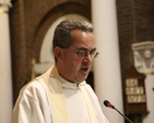 The Very Revd Dermot Dunne, Dean of Christ Church Cathedral preaching at the Ministry of Healing service in St George and St Thomas Church. 