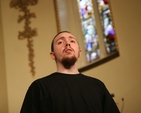 Brian Brazil reciting from The Damnable Ideal by Oscar Wilde at a Wilde Night Out at St Ann's Church, Dawson Street. The performance by the St Ann's Dramatic Society is part of Dublin's One City One Book Festival.