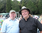 Pictured are Fr John Sinnott PP of Enniskerry with the Venerable Ricky Rountree, Archdeacon of Glendalough and Rector of Powerscourt and Kilbride at the Powerscourt Parish Fete in Enniskerry, Co Wicklow.