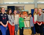 Children of Blessington No 1 School admire the photographs from Calcutta taken Dr Dave Mulcahy. The exhibition was mounted in their school to celebrate the dedication of Khanaberia Primary School in Calcutta which was refurbished through their fundraising efforts. 