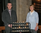 The Revd Garth Bunting and Celia Dunne, co-ordinators, pictured at the Advent Prayer Labyrinth in Christ Church Cathedral. Further information on the labyrinth is available here: http://dublin.anglican.org/news/events/2010/10/advent_preparation_quiet_day_christ_church_cathedral.php