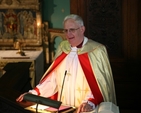 The Archbishop of Dublin, the Most Revd Dr John Neill preaching at the service of thanksgiving marking the completion of restoration work on St Stephen's Church, Mount Street (also known as 'the pepper canister'.