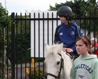 On horseback at the Rathmichael Parish Fete.