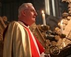 The Archbishop of Dublin, the Most Revd Dr John Neill preaching at the Easter Morning Eucharist in Christ Church Cathedral.