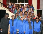 The Discovery Gospel Choir and the Blind Boys of Alabama pictured after their performances at the National Concert Hall, Dublin.