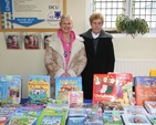 Gillian Kohlmann and Betty Cox of the Sunday School Society for Ireland pictured at their stand at the Building Blocks Conference, All Hallows College.