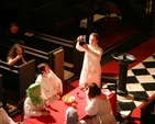 Pictured is Jesus (Myles Gutkin) at a Dramatisation of the last supper by parishioners of St Werburgh's Church in Dublin.