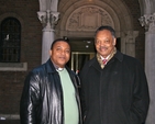 The Revd Obinna Ulogwara and the Revd Jesse Jackson pictured at St George and St Thomas' Church, Dublin 1. 