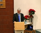 Environmentalist Gavin Harte addresses Eco–Congregation Ireland’s ecumenical prayer service in Ballaly for the climate change summit which took place in Durban, South Africa.