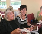 Pastor Cait Rice from God's House of Prayer for all Nations in Carlow with Eleanor Boyce at a meeting in Redcross addressed by Author and Evangelist Jackie Pullinger.