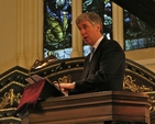 John Delaney, CEO of the Football Association of Ireland, gave the address at the 62nd Annual Ecumenical Thanksgiving Service for the Gift of Sport in St Ann's Church on Dawson St, Dublin.