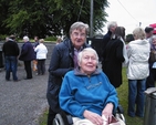 Bea Hendy & Dorothy Leonard at the Castledermot BBQ and afternoon tea event. 