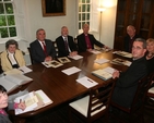 The Governors and Guardians of Marsh's Library, Ireland's first Public Library meet on the 300th Anniversary of the First Visitation.