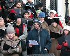 Reading a lesson at the community carol service is Rob Clarke, CEO Spirit Radio.