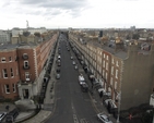 The view up Mount Street from 'the peppercanister' (St Stephen's Church) during its recent refurbishment.