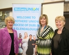 Pictured is Joy Gordon, newly commissioned as Diocesan President of the Mothers' Union in Whitechurch (centre) with her immediate predecessors June Wilkinson (left) and Ann Walsh (right).