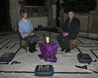 Celia Dunne and the Revd Garth Bunting, co-ordinators, pictured at the Advent Prayer Labyrinth in Christ Church Cathedral. Further information on the labyrinth is available here: http://dublin.anglican.org/news/events/2010/10/advent_preparation_quiet_day_christ_church_cathedral.php