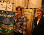 Barbara Dolan from Powerscourt and Valerie Blackely from Rathfarnham at the Mothers' Union Diocesan Festival Eucharist in Christ Church Cathedral.