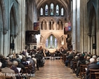 'St Patrick in His Own Words', an Ecumenical Celebration in St Patrick's Cathedral. The St Patrick's Day event was organised by the Dublin Council of Churches and attended by various church leaders from Dublin. Photo: Robert Cochran.