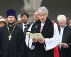 Archbishop Jackson and other religious leaders pictured at the National Day of Commemoration ceremony at the Royal Hospital in Kilmainham, Dublin. Photo: Patrick Hugh Lynch.