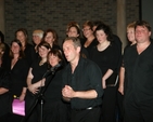 Pictured is Neville Cox (Director) with members of the Unity Gospel Choir based in County Wicklow. Neville and the Choir sang at the Church 21 Conference in Drumcondra which attracted representatives from 25 parishes throughout Ireland to discuss parish development.