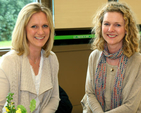 Heather MacNulty and Simone Michel supporting Glenageary parish’s Daffodil Day coffee morning. Heather appears on the national Daffodil Day promotional posters. 