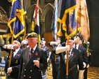 The Colour Party at the Remembrance Sunday Service in St Patrick’s Cathedral. (Photo: Patrick Hugh Lynch)