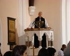 The archbishop of Dublin, the Most Revd Dr Michael Jackson preaching at the Discovery Diocesan Thanksgiving Service.