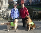 Anne & Alfie and Deirdre & Dexter pictured at the Peata Carol Service in Christ Church Cathedral. 