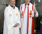 Pictured with the Archbishop of Dublin and Bishop of Glendalough, the Most Revd Dr John Neill is the newly instituted Rector of Blessington, the Revd Leonard Ruddock (left). Photo: Nigel Gillis Photography (copyright)