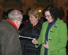 The lighting of candles in the Church of Our Lady of Refuge, Rathmines as part of the Advent Walk of Light, an inter-church journey organised by the Dublin Council of Churches.