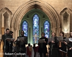 Members of the Dublin Diocesan Resource Group, under the direction of Fr Pat O'Donoghue, performing at 'St Patrick in His Own Words', an Ecumenical Celebration in St Patrick's Cathedral. The St Patrick's Day event was organised by the Dublin Council of Churches and attended by various church leaders from Dublin. Photo: Robert Cochran.