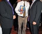 The Archbishop of Dublin, the Most Revd Dr Michael Jackson, Marcus Losack and Fergal O’Boyle of Columba Press at the launch of Marcus Losack’s new book Rediscovering Saint Patrick: A New Theory of Origins in the Deanery of St Patrick’s Cathedral, Dublin, on Thursday October 24. 