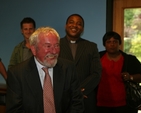 Former Diocesan Secretary Keith Dungan at a reception at his honour before Diocesan Councils meeting in Church of Ireland House. During the reception a presentation was made to Keith and his wife, Carol.