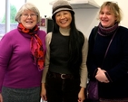 Patricia Fisher, Susie Tyler and Vivian Stafford, at the official opening and dedication of the new church hall at St Matthias’s, Killiney–Ballybrack, on Sunday November 25. 