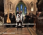 Clergy pictured at 'St Patrick in His Own Words', an Ecumenical Celebration in St Patrick's Cathedral. The St Patrick's Day event was organised by the Dublin Council of Churches and attended by various church leaders from Dublin. Photo: Robert Cochran.