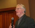 Monsignor Seamus Conway PP of the Church of the Assumption, Booterstown speaking at the close of an Ecumenical talk in Stillorgan on Ministry and Authority.