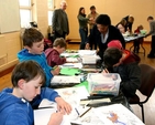 Fun activities kept everyone interested at Messy Church in Wicklow. 