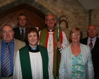 Pictured is the Revd Adrienne Galligan at her Institution as Rector of Crumlin and Chapelizod with the Archbishop of Dublin and the Churchwardens of the parish, (left to right) Finbar Dolan, David Taylor, Adrienne Walsh and Robert Noblett.